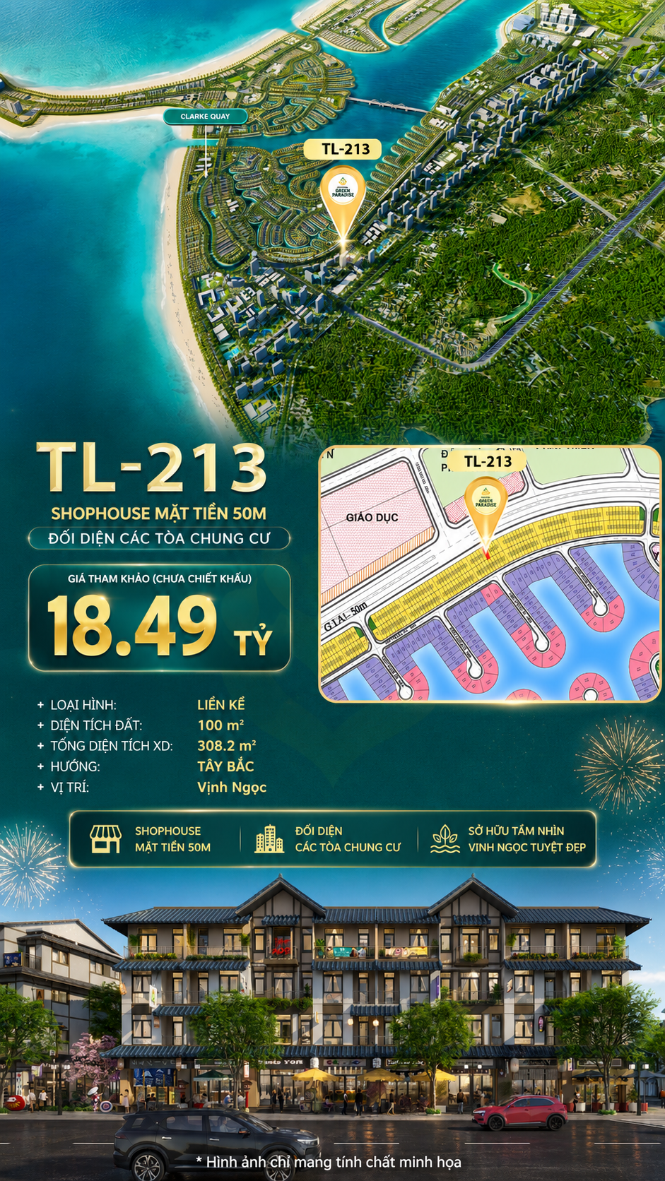 SHOPHOUSE TƯƠNG LAI 213 VỊNH NGỌC