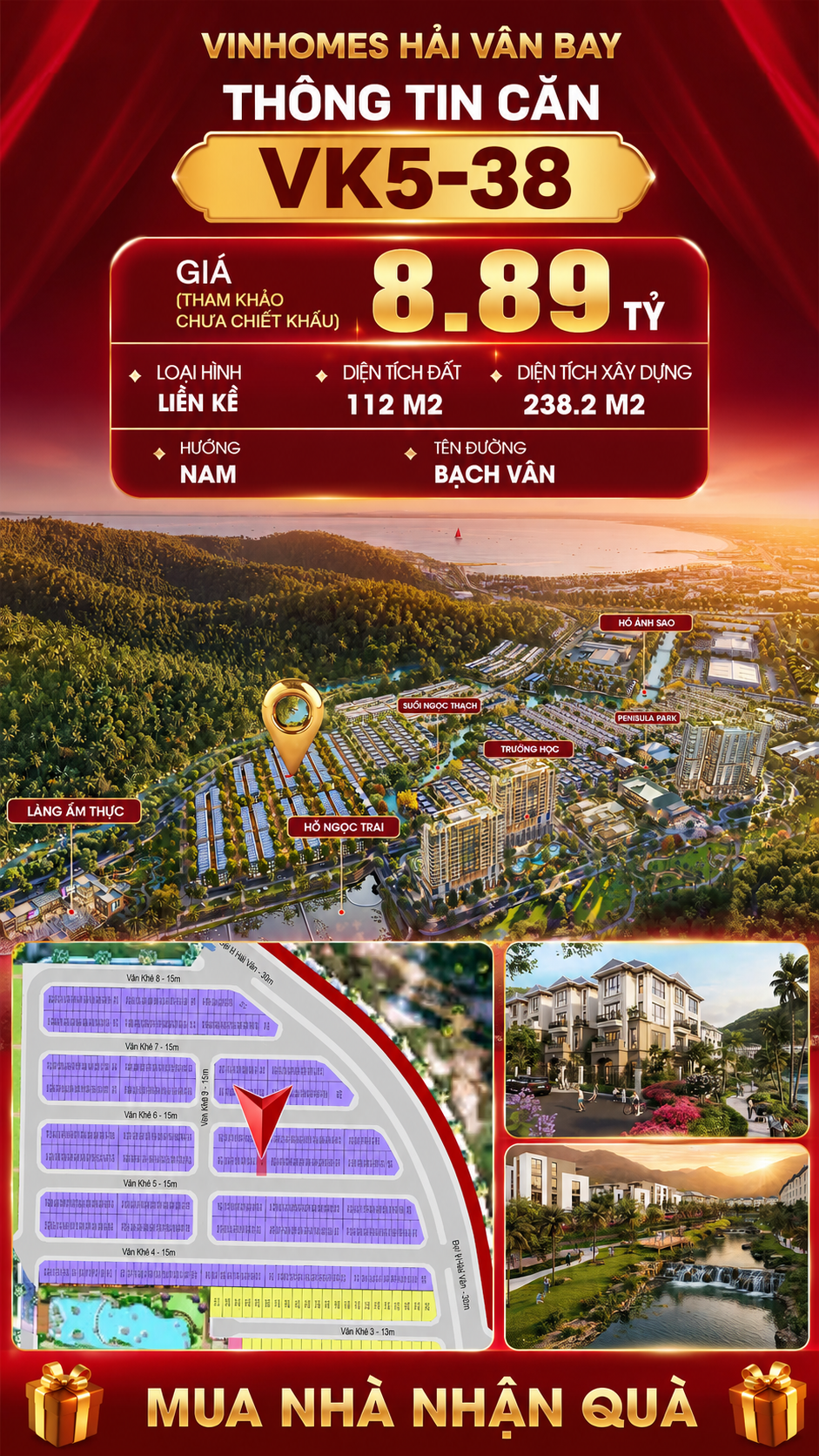 Nhà Liền Kề VK5-38 Văn Khê, Bạch Vân Giá 8,89 Tỷ