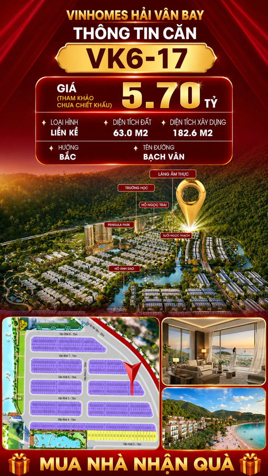 Nhà Liền Kề VK6-17 Văn Khê, Bạch Vân Giá 5,70 Tỷ