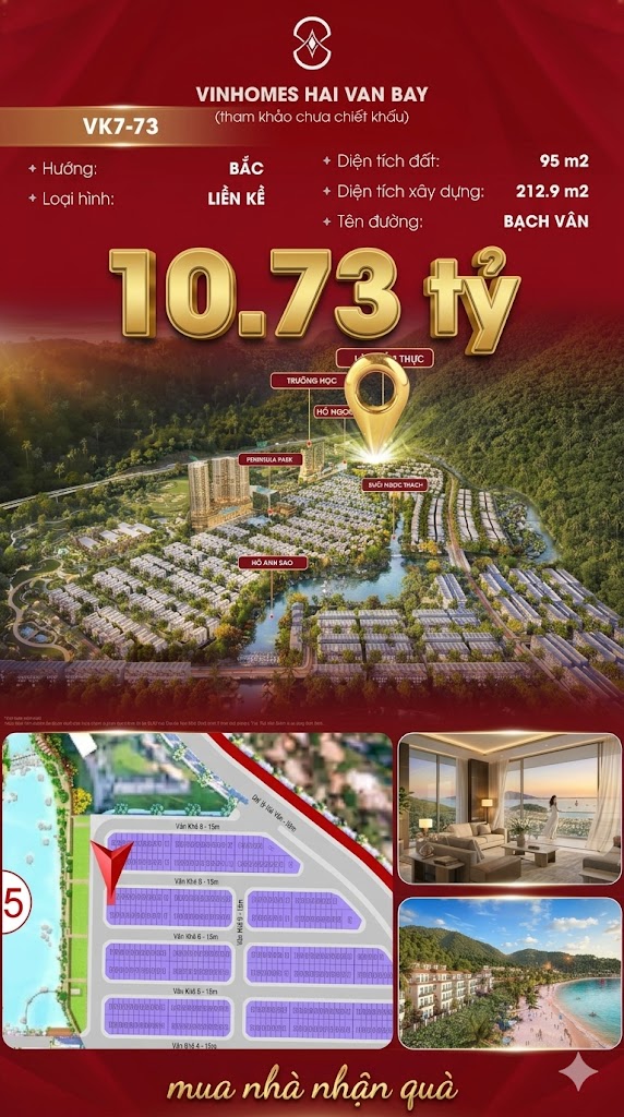 Nhà Liền Kề VK7-73 Văn Khê, Bạch Vân Giá 10,73 Tỷ