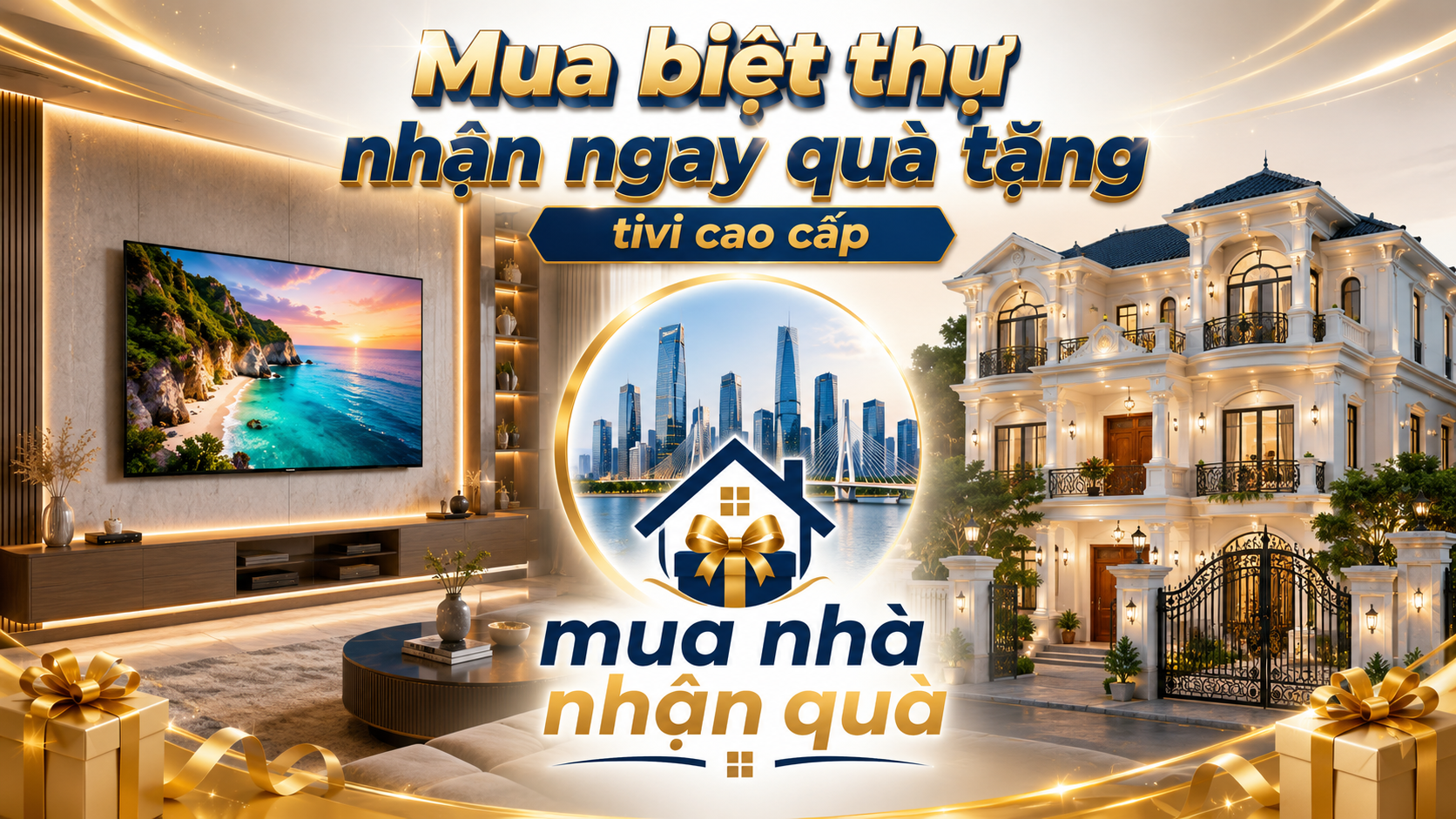 tivi cho biệt thự cao cấp